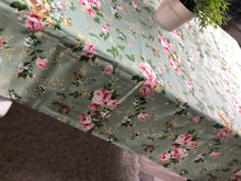 Load image into Gallery viewer, Traditional, Beautiful Table Cloth Flowers Patterns, Table Cloth in Party, Wedding Banquet Table Linen Layout or Decoration 100% Linen
