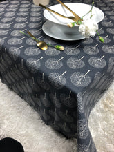 Load image into Gallery viewer, Tree Patterns Table Cloth And Tree Table Runner, Table Linen Layout or Decoration 100% Linen
