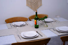 Load image into Gallery viewer, 100% linen Table Display, Choose from table runner, table cloth, tablemats,
